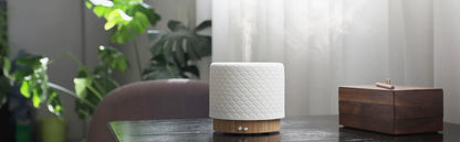 280ml Essential Oil Diffusers For Home Room Aromatherapy Diffuser Mode-4 Timers 3 Modes Lights Auto-Off Ceramic Air Humidifier