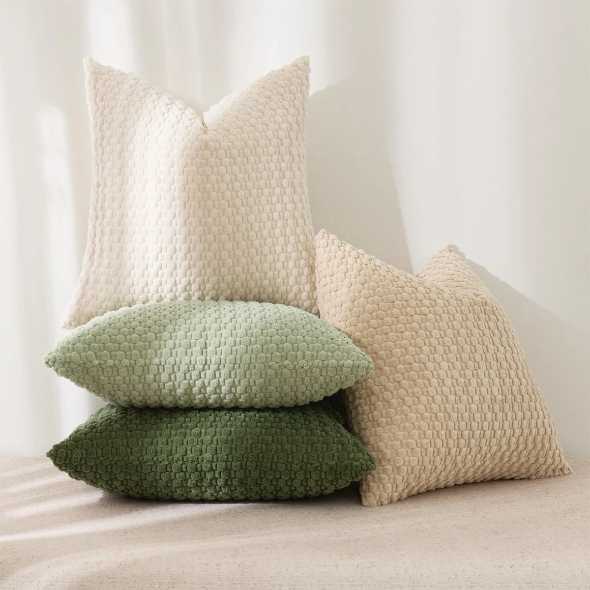1pc Soft Boho style modern double-sided design pillows cove