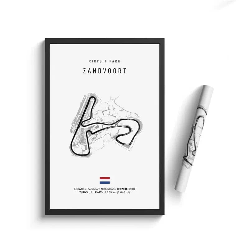 F1 Imola Wall Art Canvas Painting – Nordic Motorsport Poster