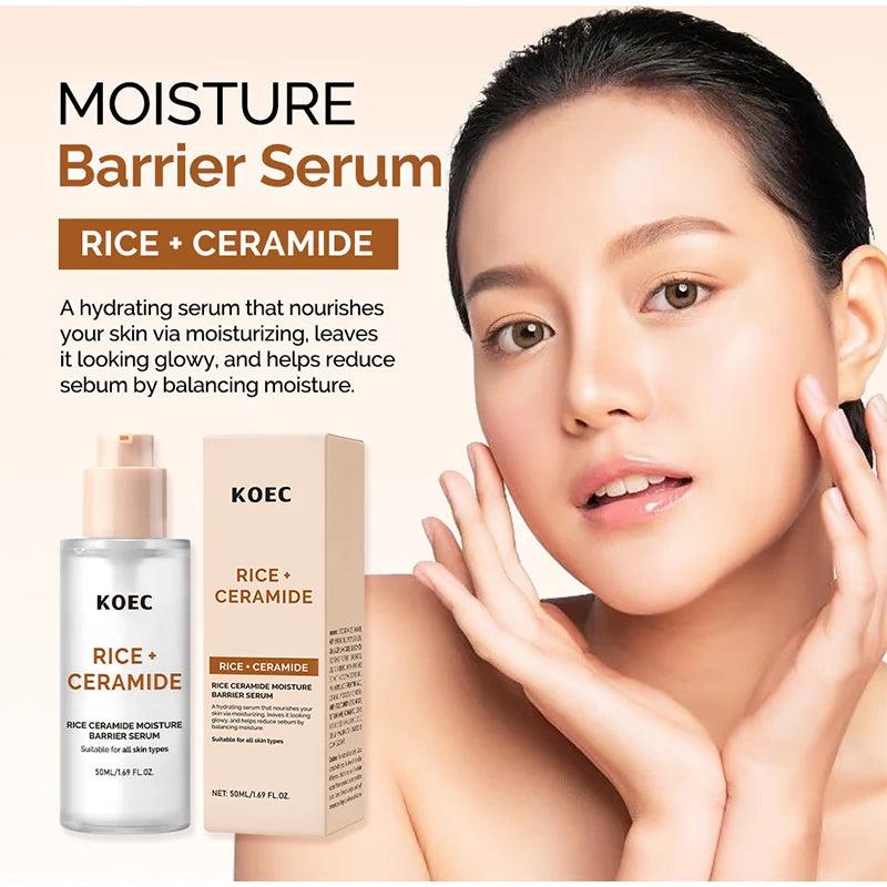 Brand Rice Essence Lotion Niacinamide Repair Facial Serum Nourishing Moisturizer Milk Toner Ceramide Deep Clean Cleansing Powder