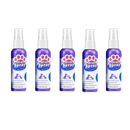 Pet Teeth Cleaning Spray Oral Care Remove Tooth Stai