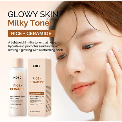 Brand Rice Essence Lotion Niacinamide Repair Facial Serum Nourishing Moisturizer Milk Toner Ceramide Deep Clean Cleansing Powder