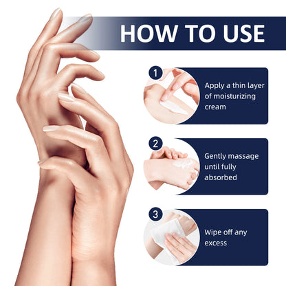 Hand Foot Cream Hydrating Moisturizing to Improve Dry Skin Nourishing Care with Shea Butter Beeswax Lightweight and Non Greasy