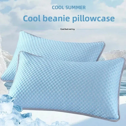 Summer Cooling Pillowcase – Ice Cool Washable Cover 48x74cm