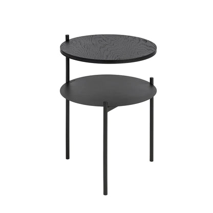 Minimalist Sofa Side Table Double-Layer Living Room Tea Table Simple Storage Rack Bedside Mini Desk for Bedroom Home Decor