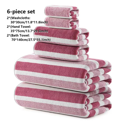 246 Pcs Soft Bath Towel Set Absorbent Quick-Drying