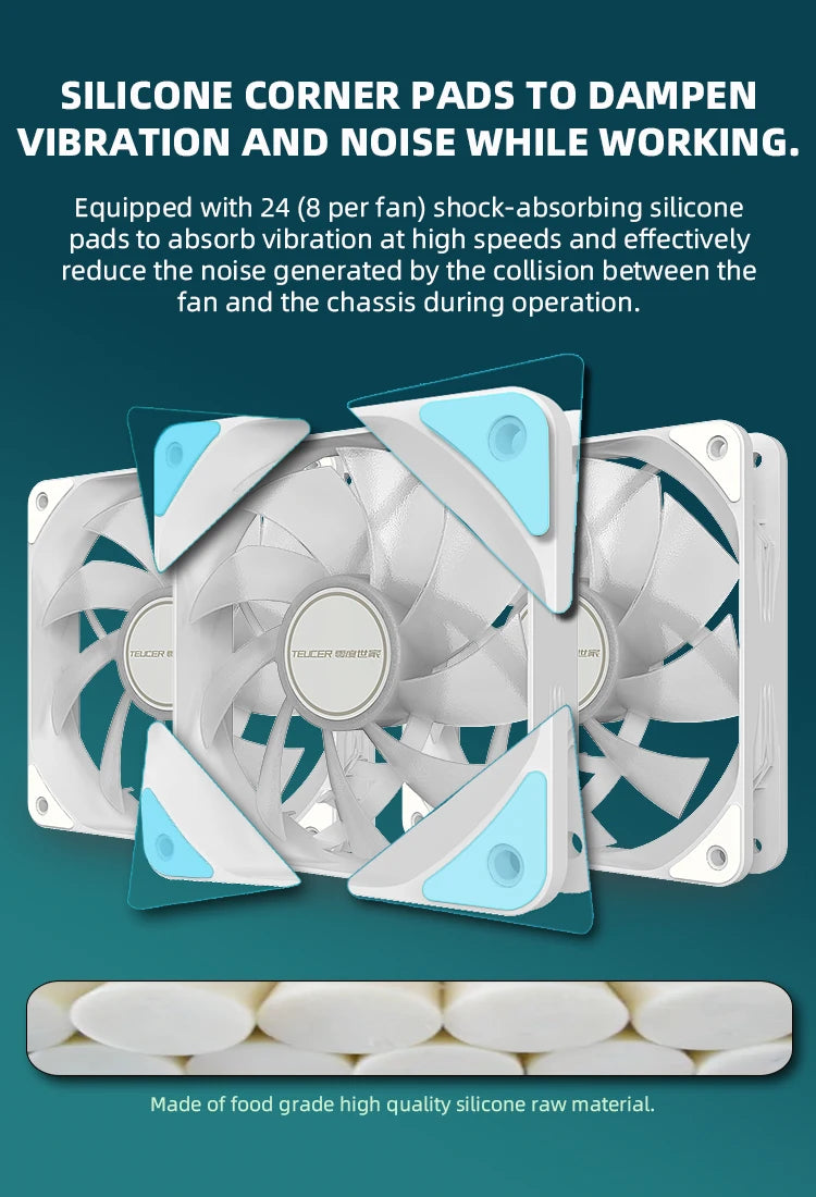 120mm PC ARGB Cooling Fan AURA SYNC RGB Computer