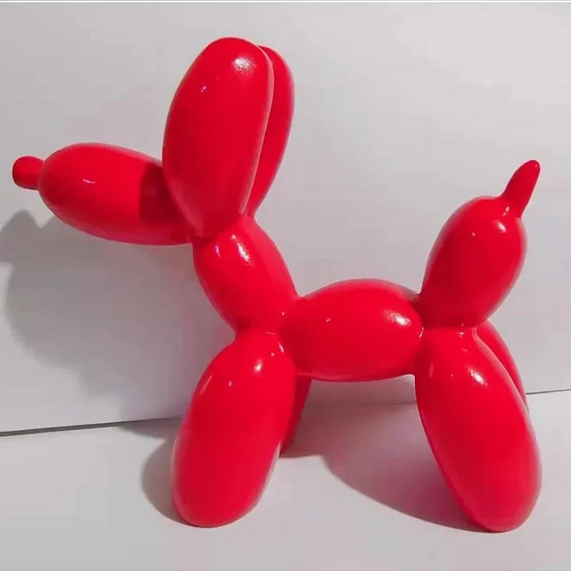 Nordic Dog Figurine Decorative Animal Sculpture