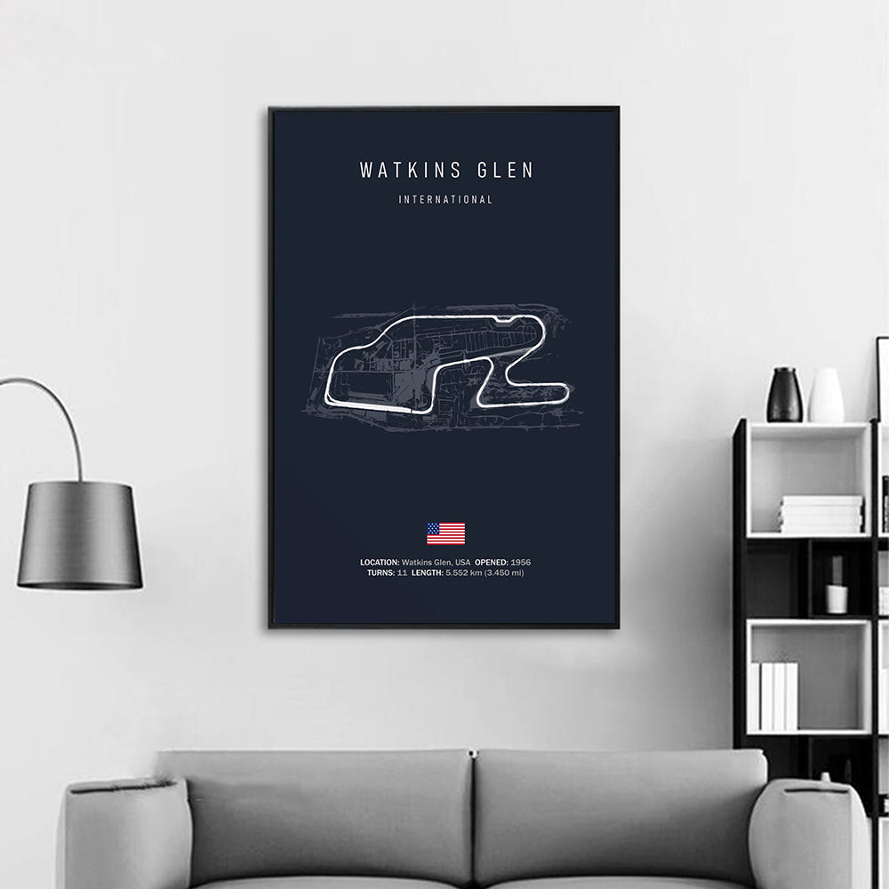 F1 Imola Wall Art Canvas Painting – Nordic Motorsport Poster