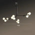 Modern Tree Branches Led Pendant Lamps Glass Balls Hanging 