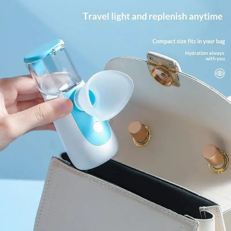 Mini Humidifier Facial Steamer Device Beauty Spray Hydrating Apparatus Cold Spray Apparatus Nano Spray Skin Care