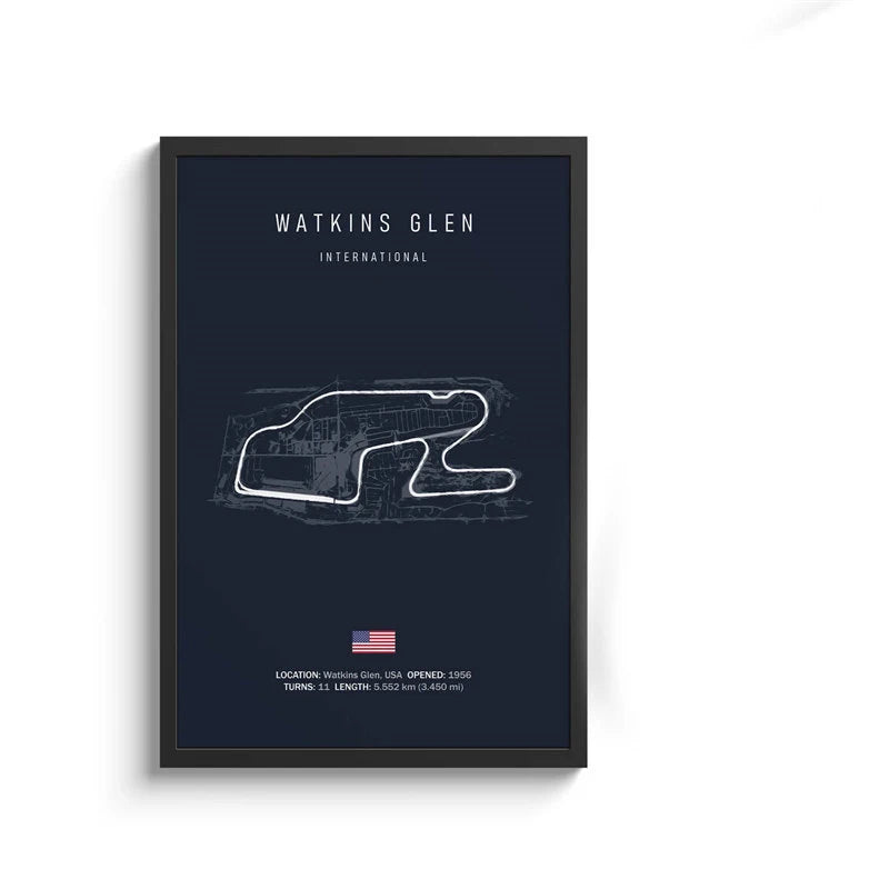 F1 Imola Wall Art Canvas Painting – Nordic Motorsport Poster
