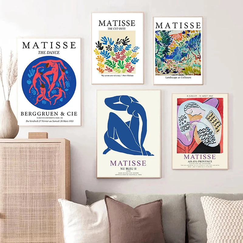 Matisse Poster Nordic Abstract Wall Art Print