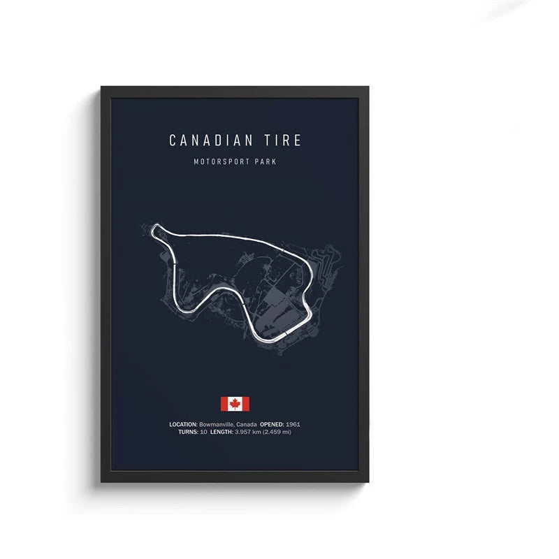 F1 Imola Wall Art Canvas Painting – Nordic Motorsport Poster