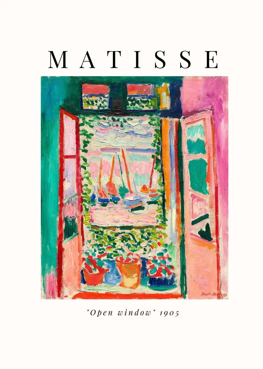 Matisse Poster Nordic Abstract Wall Art Print