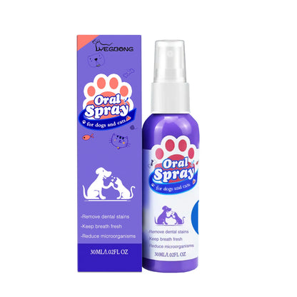 Pet Teeth Cleaning Spray Oral Care Remove Tooth Stai