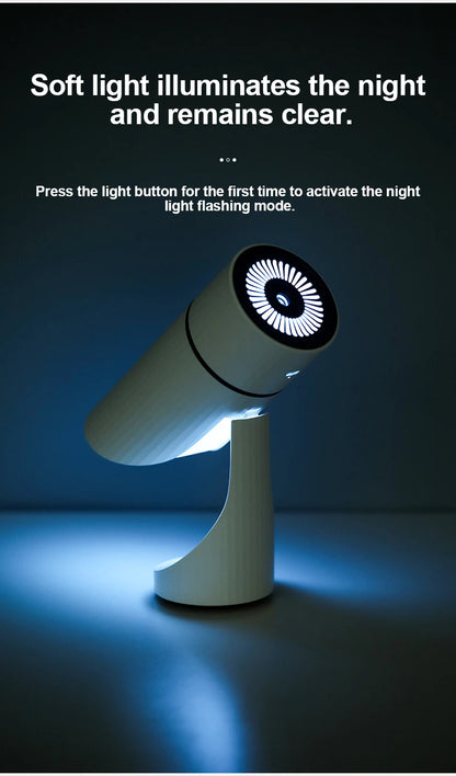 260ML Wireless Air Humidifier USB Aromatherapy Diffuser 1000mAh Rechargeable Battery Ultrasonic Cool Mist Maker Quiet Fogger