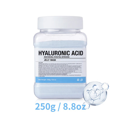 Rose/Hyaluronic Acid/Collagen Jelly Face Mask Powder-Moisturizing, Improving and Hydrating Facial Skin Care-Natural Gel Peel Off