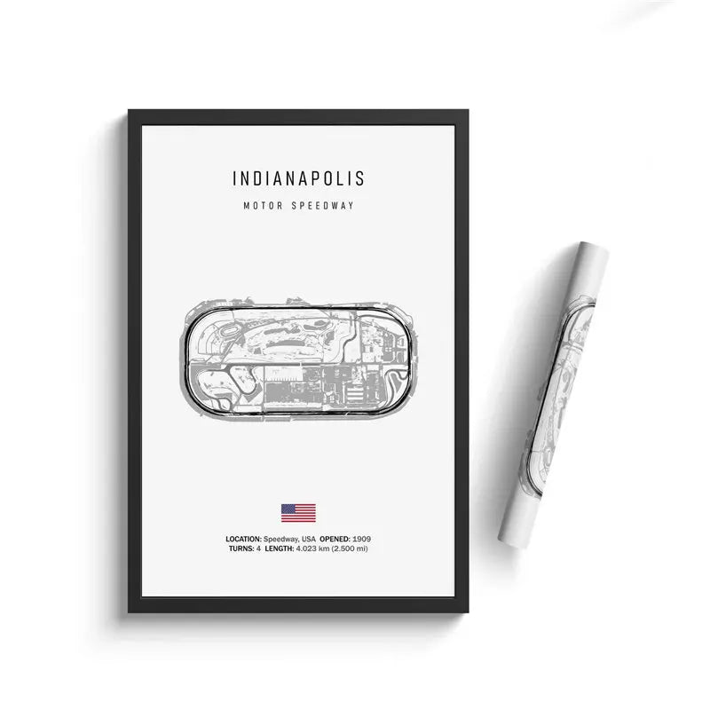 F1 Imola Wall Art Canvas Painting – Nordic Motorsport Poster