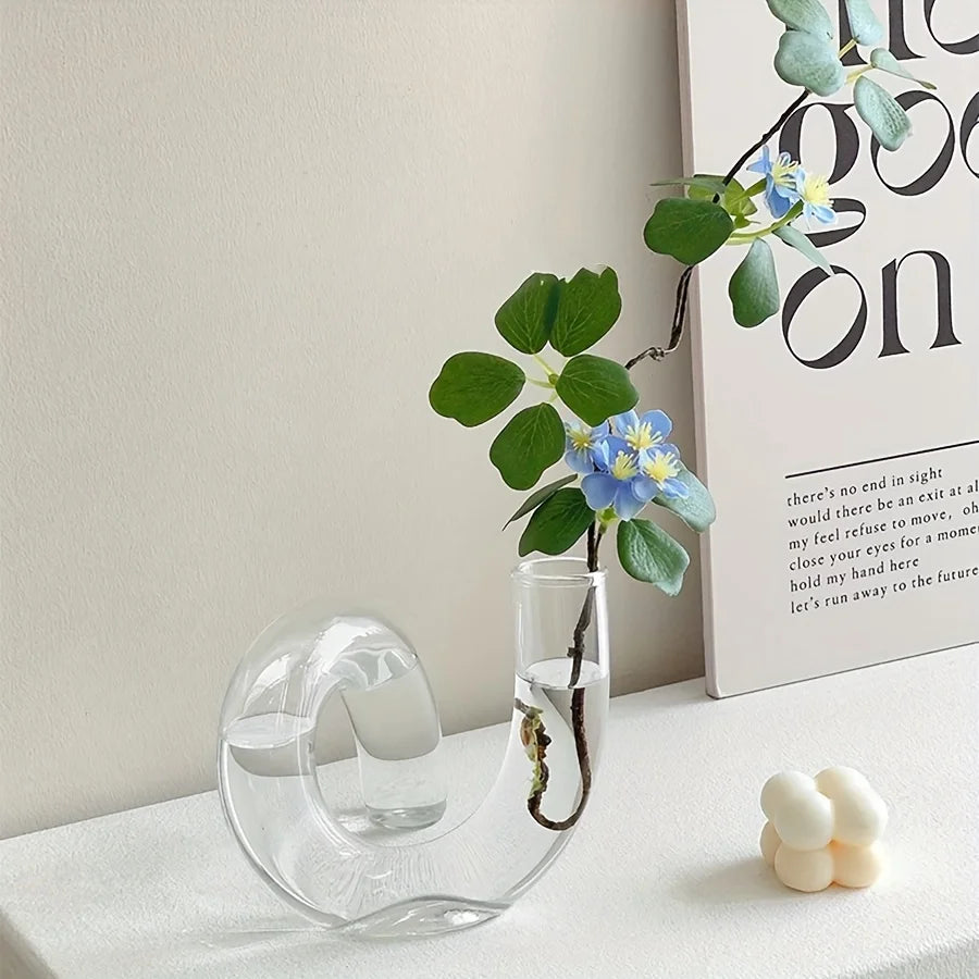 Nordic Irregular Glass Vase Home Decor