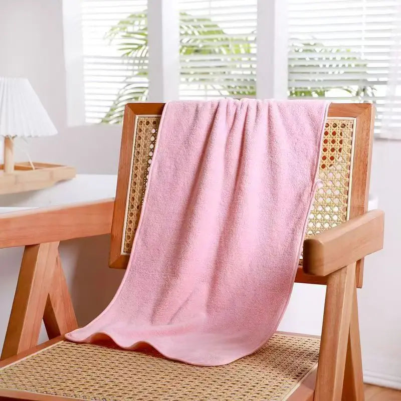Coral Fleece Thickened Towel and Bath Towel Set,