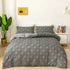 23pcs Duvet Cover SetTufted Geometric Quilt Comforter C