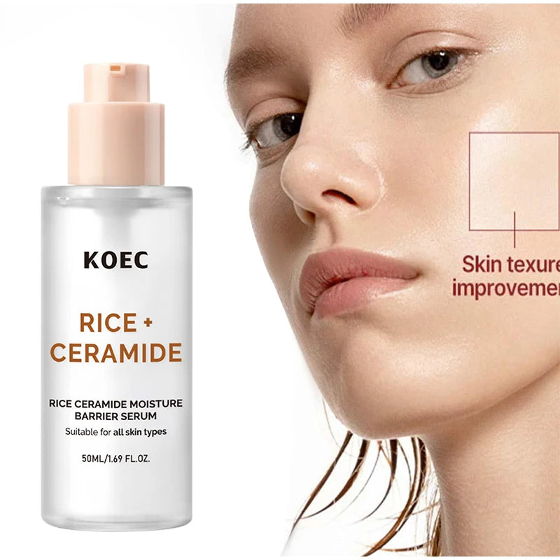 Brand Rice Essence Lotion Niacinamide Repair Facial Serum Nourishing Moisturizer Milk Toner Ceramide Deep Clean Cleansing Powder