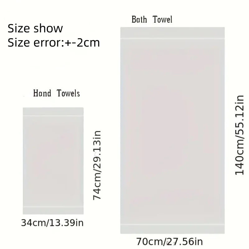 Set of 146 Bamboo Fiber Towels Sets Home Bath Towea