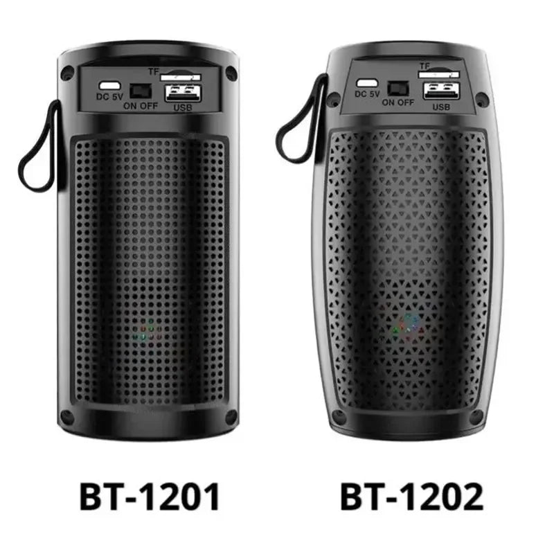 1202 Portable Wireless Bluetooth Speaker - Heavy Bass Subwoofer, High Volume for Outdoor Adventures &amp; Home Use