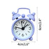 Nordic Retro Alarm Clock – Mute Quartz Clock with Metal Stand