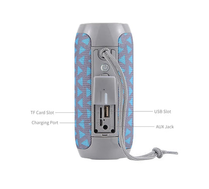 Bluetooth Speaker T&amp;G TG117 Portable TWS Sound Box Waterproof Loudspeaker Outdoor Stereo Surround Speakers Support TF FM Radio