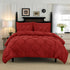 Cotton Bedding Set Elegant Comfort Pinch Pleated Pintuck 