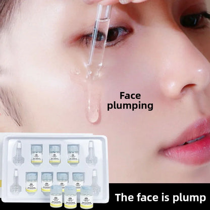 Beauty salon facials, plumping and plumping plant essences, hydrating and lightening temples, facial set