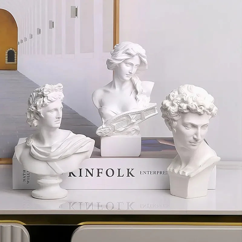 Apollo Bust Sculpture Mythology Home Decor