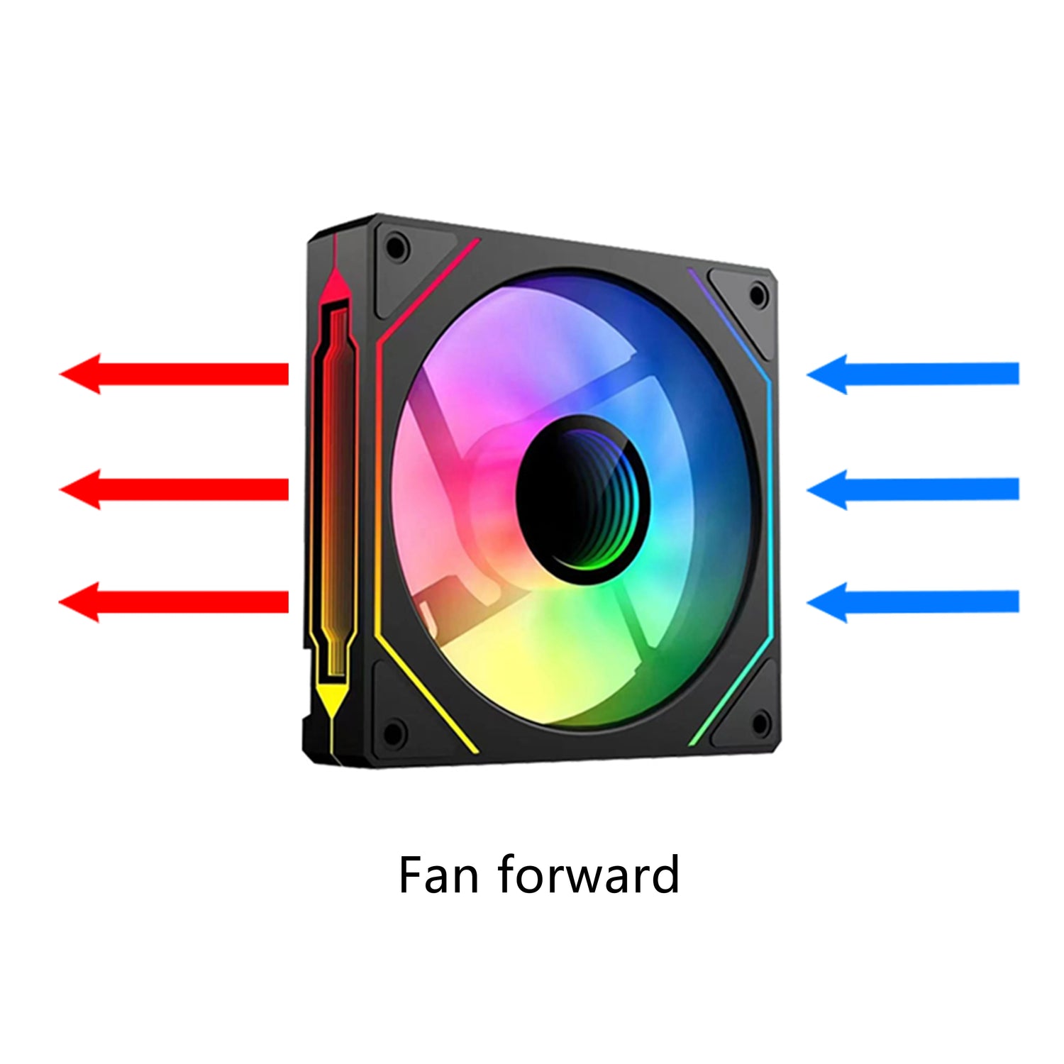 120mm ARGB PWM PC Case Fan 6Pack ARGB Cooling 