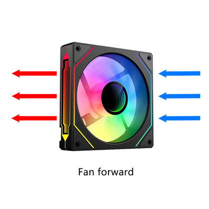 120mm ARGB PWM PC Case Fan 6Pack ARGB Cooling 