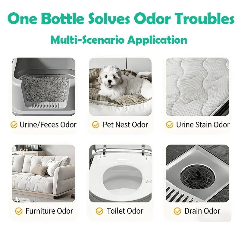 Pet Urine Stain Deodorizer Spray - Effective Odor Remove