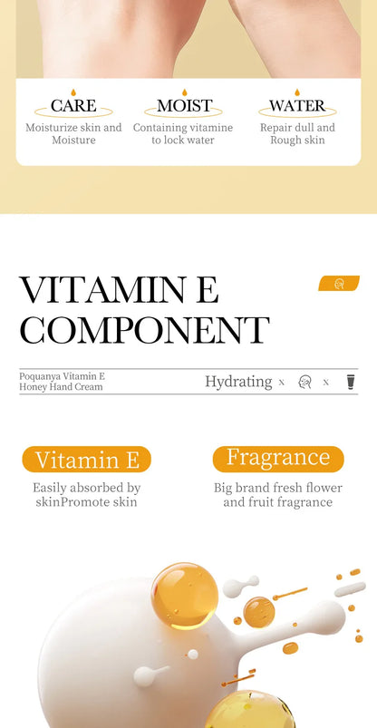 3/5pcs BIOAQUA Honey Hand Cream Moisturizing Whitening Hands Anti-aging Nourishing Hydrating Hands Skin Care Products