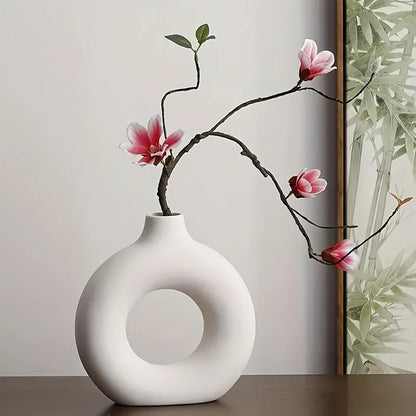 Decorative Donut Vase for Modern Nordic Home Decor