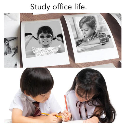 Inkless Pocket Printer with APP Portable X33Thermal Printer for Pictures Retro Style Photos Receipts Notes Lists Label Memo QR