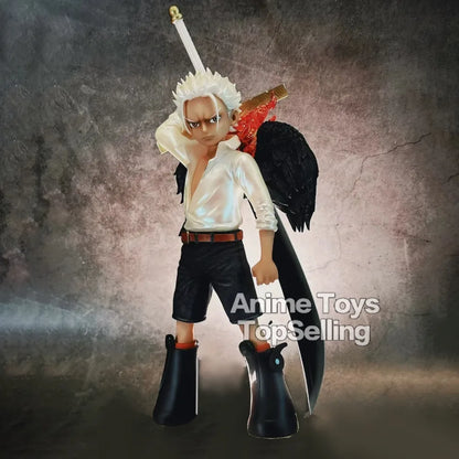 16cm Anime One Piece Figure Seraphim Dracule Mihawk Action Figure PVC Collection Model Toys Gifts