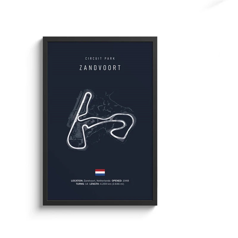 F1 Imola Wall Art Canvas Painting – Nordic Motorsport Poster