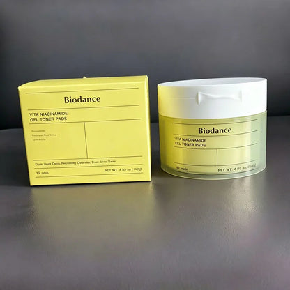 Biodance Collagen Gel Toner Pads – Hyaluronic Acid &amp; Niacinamide Moisturizing Skincare with CERA-NOL for Smooth, Bright Skin