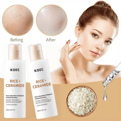 Brand Rice Essence Lotion Niacinamide Repair Facial Serum Nourishing Moisturizer Milk Toner Ceramide Deep Clean Cleansing Powder