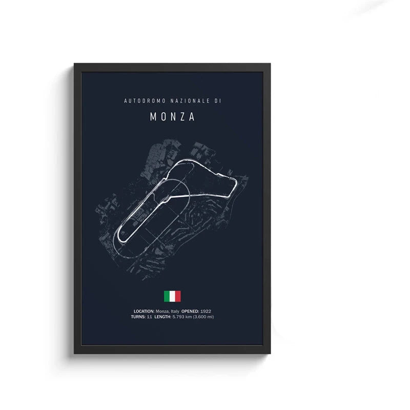 F1 Imola Wall Art Canvas Painting – Nordic Motorsport Poster