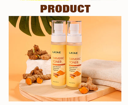 AILKE Organic Turmeric Toner for Face, Removal Acne, Pimples, Spots, Moisturizing, Brightening, Smooths Skin, Parabens Free