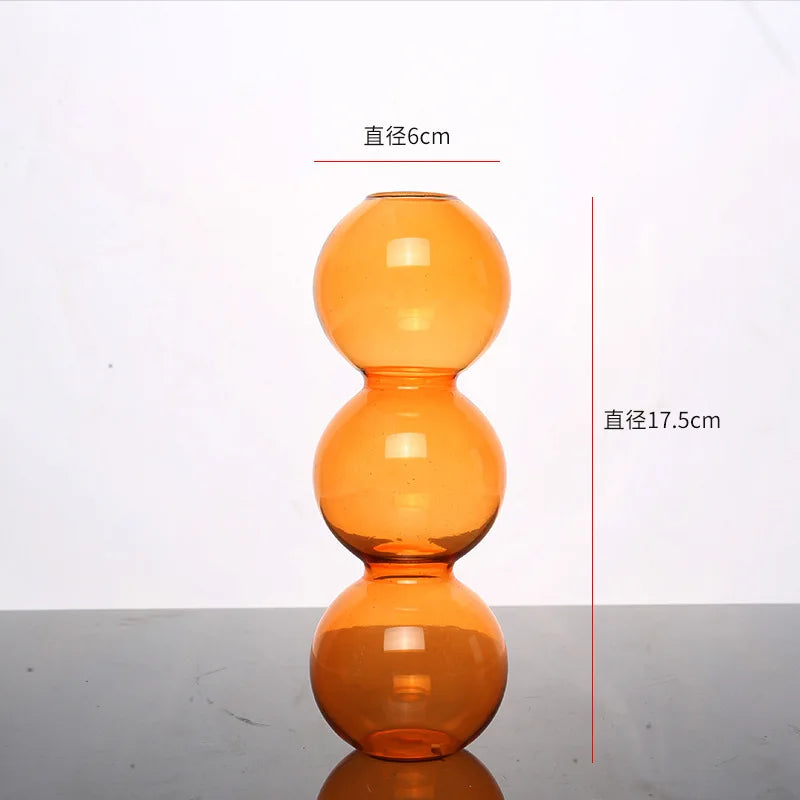 Nordic Glass Vase Modern Home Decor