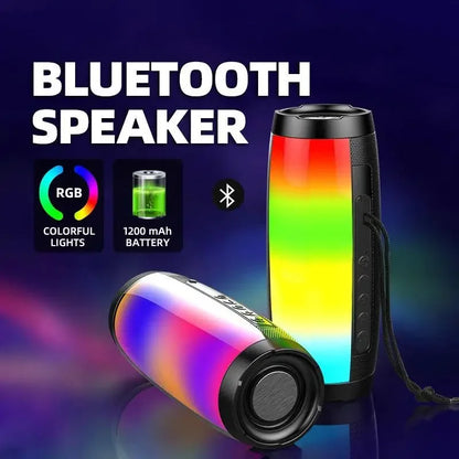 1202 Portable Wireless Bluetooth Speaker - Heavy Bass Subwoofer, High Volume for Outdoor Adventures &amp; Home Use