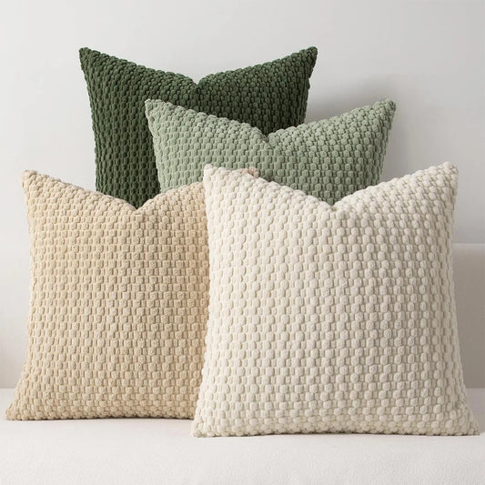 1pc Soft Boho style modern double-sided design pillows cove
