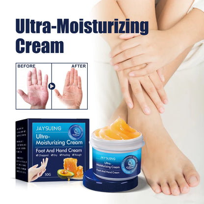 Hand Foot Cream Hydrating Moisturizing to Improve Dry Skin Nourishing Care with Shea Butter Beeswax Lightweight and Non Greasy